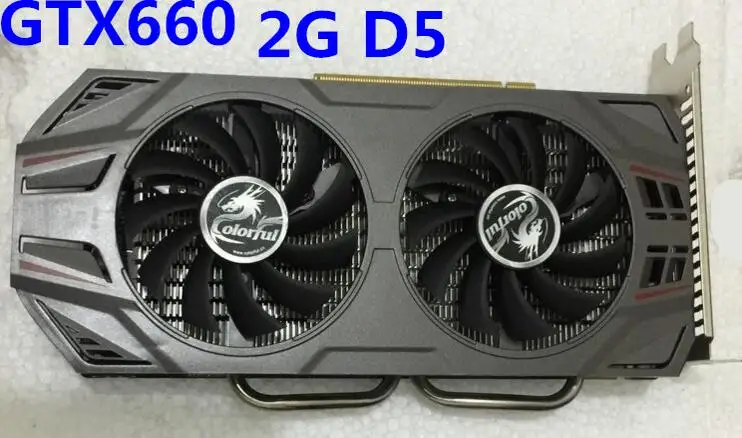  90% for new original graphics card for  Colorful GTX660 2G DDR5192bit PCI-E 3.0 DVI HDMI VGA 