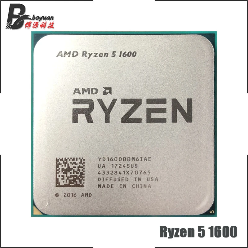 Absorberen kasteel George Stevenson AMD Ryzen 5 1600 R5 1600 3.2 GHz Six Core Twelve Thread 65W CPU Processor  YD1600BBM6IAE Socket AM4|CPUs| - AliExpress