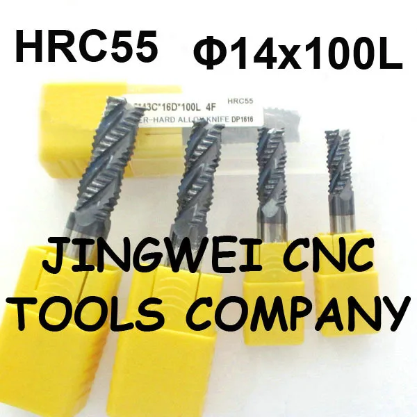 

Free shipping carbide roughing end mill 14MM HRC55