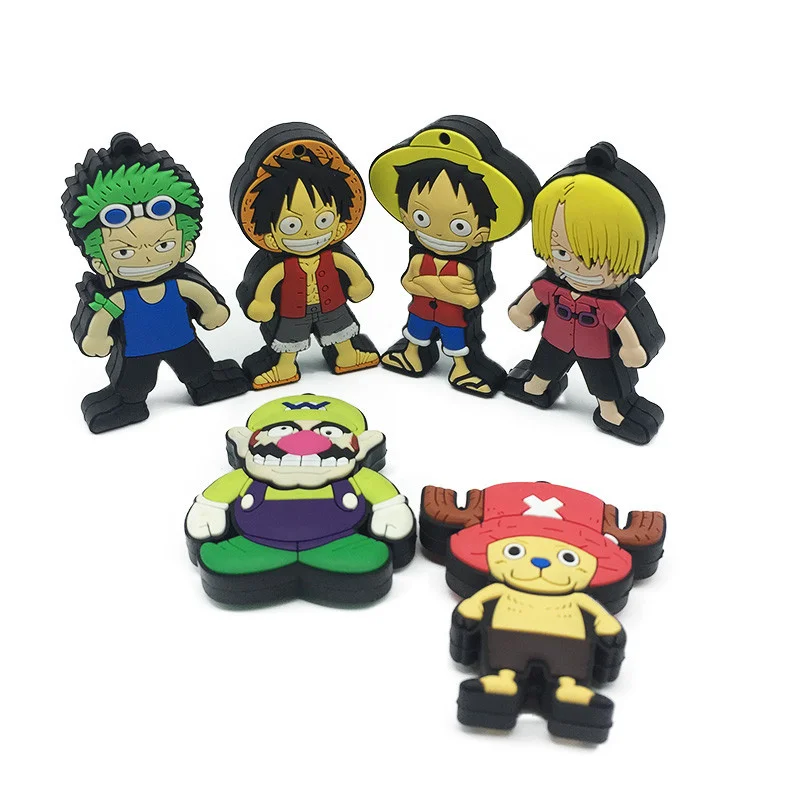 

XIWANG USB Flash Drive One Piece Cartoon External Storage USB 2.0 4GB 8GB 16GB 32GB 64GB Pen Drive Flash Memory Stick Wedding