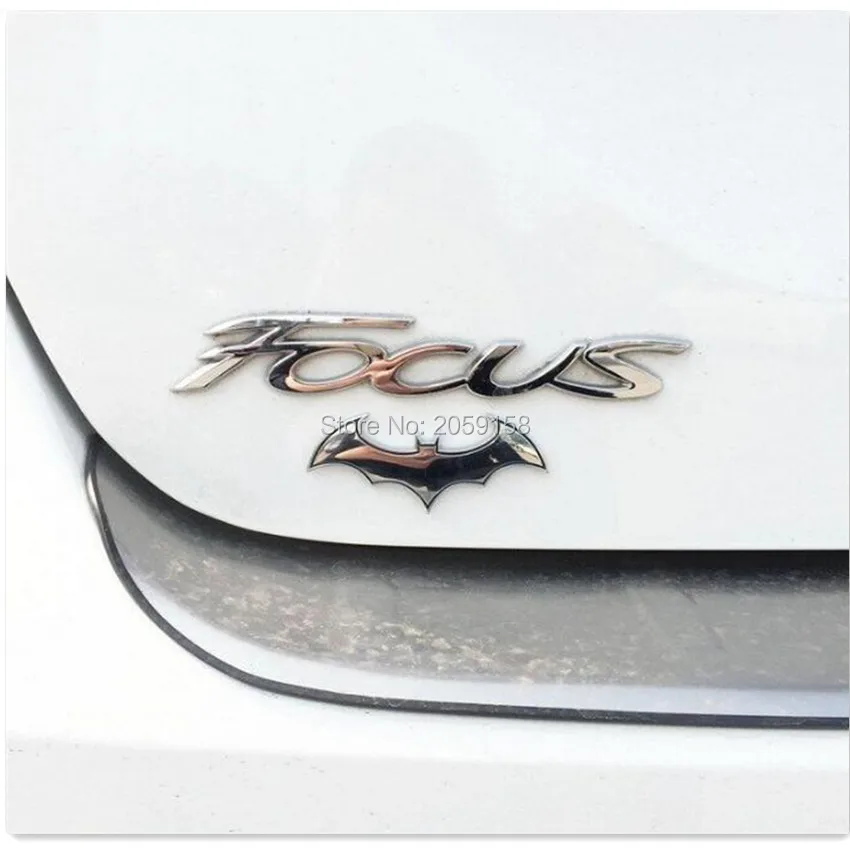 

Car Bat 3D Chrome Metal Motorcycle Logo Sticker for mazda cx5 2018 skoda yeti toyota corolla 2009 ford focus 2 tucson 2017 seat