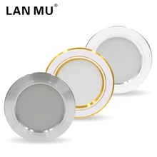 

5W 9W 12W 15W 18W Led Downlight 220V Ceiling Light Recessed Down light Round Led Panel Light Cold Warm white LED Spot light