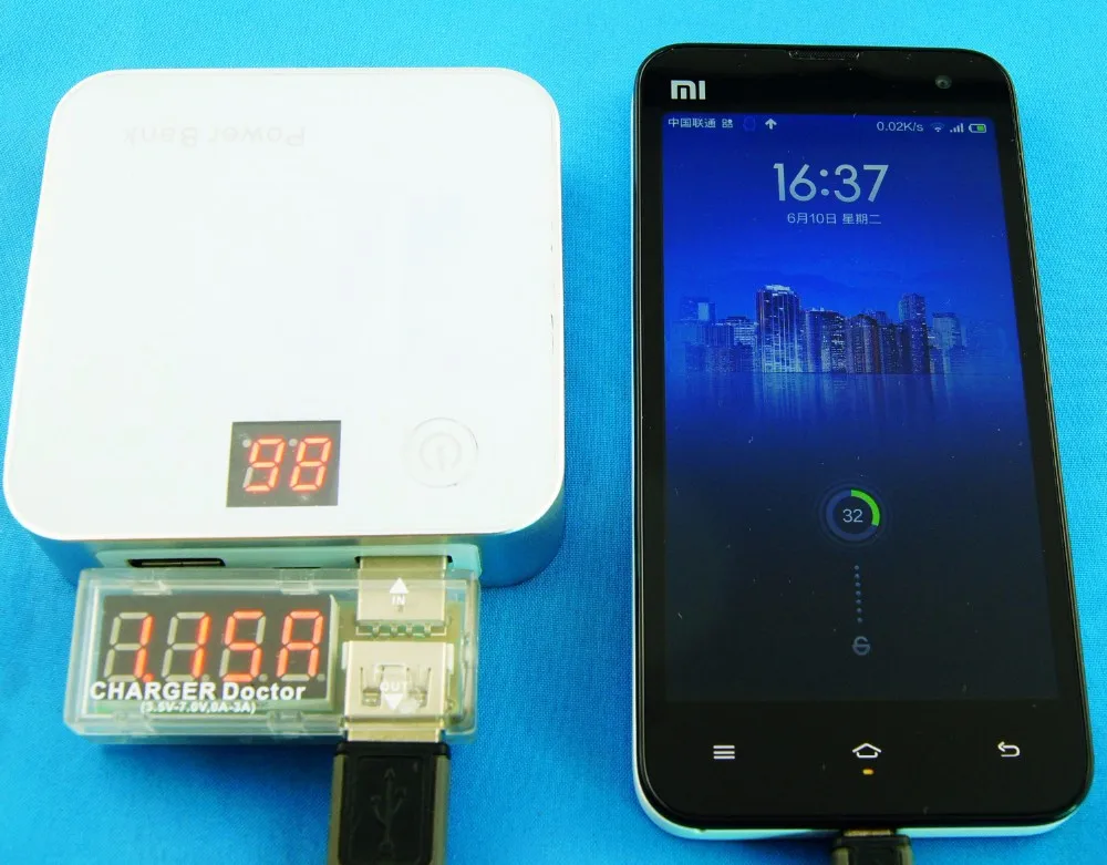 USB Charger Doctor Mobile Battery Tester Power Detector Voltage Current Meter