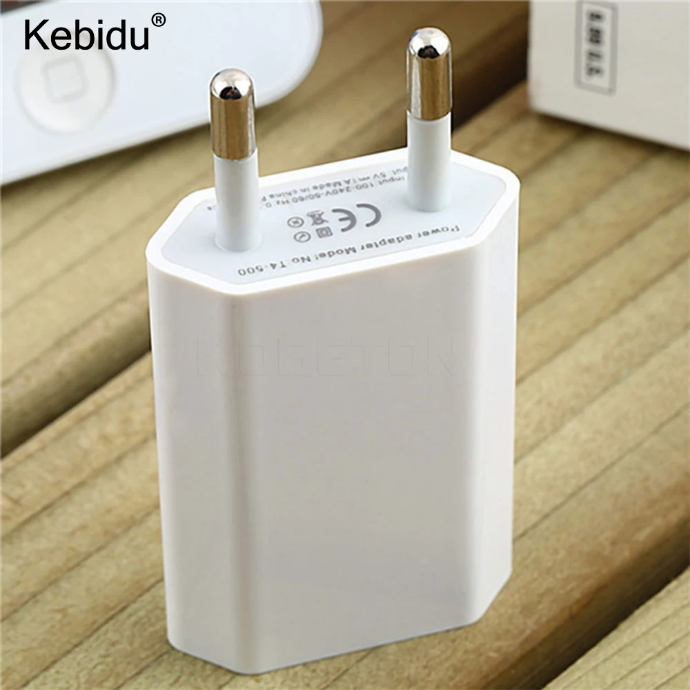 Kebidu Универсальный USB AC EU / US настенный адаптер питания зарядное устройство для iPhone