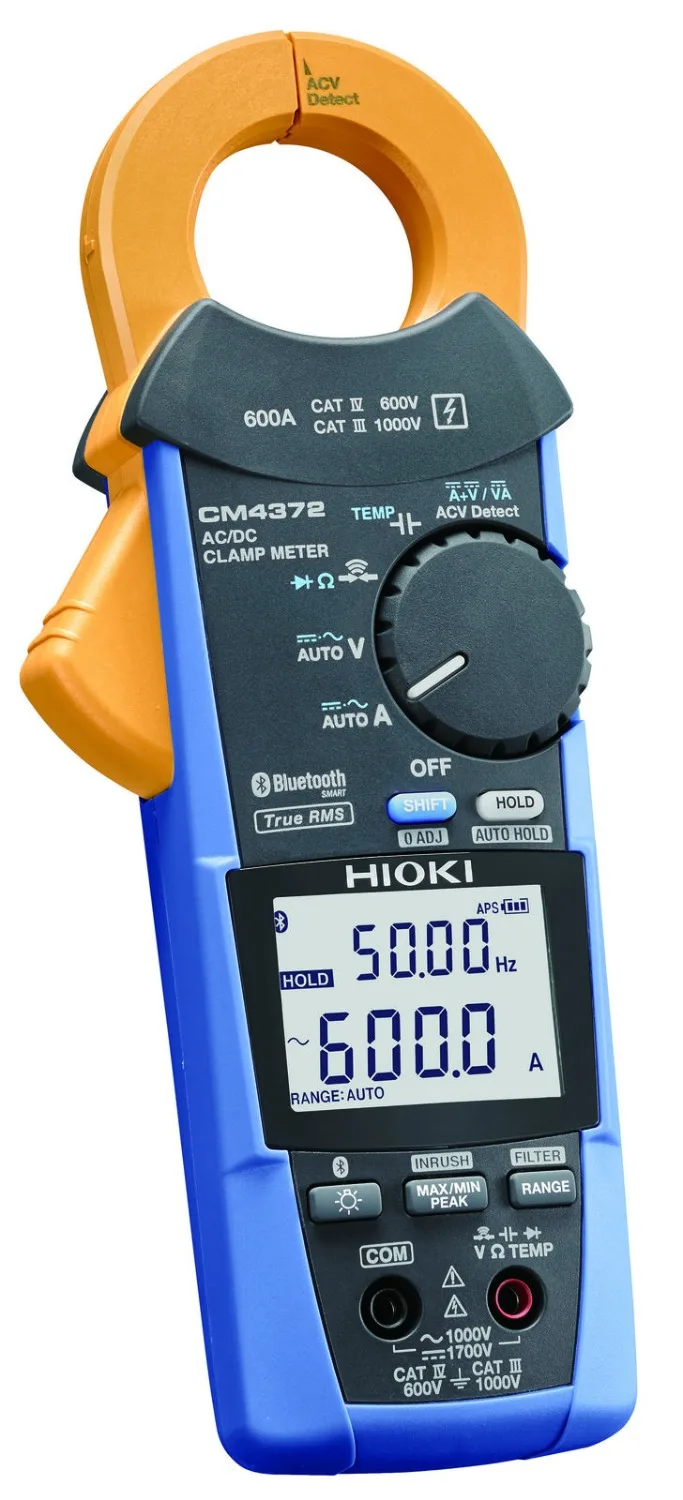 Hioki CM4372 600A AC/DC Клещи со встроенной Bluetooth беспроводной