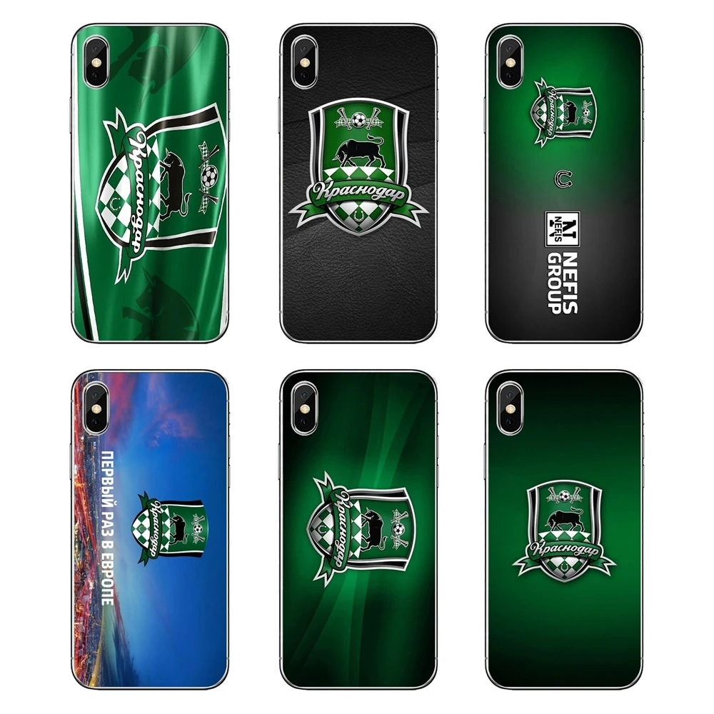 

For Huawei Honor 8 8C 8X 9 10 7A 7C Mate 10 20 Lite Pro P Smart Plus TPU Skin Case Football Club FC Krasnodar Byki Football Logo