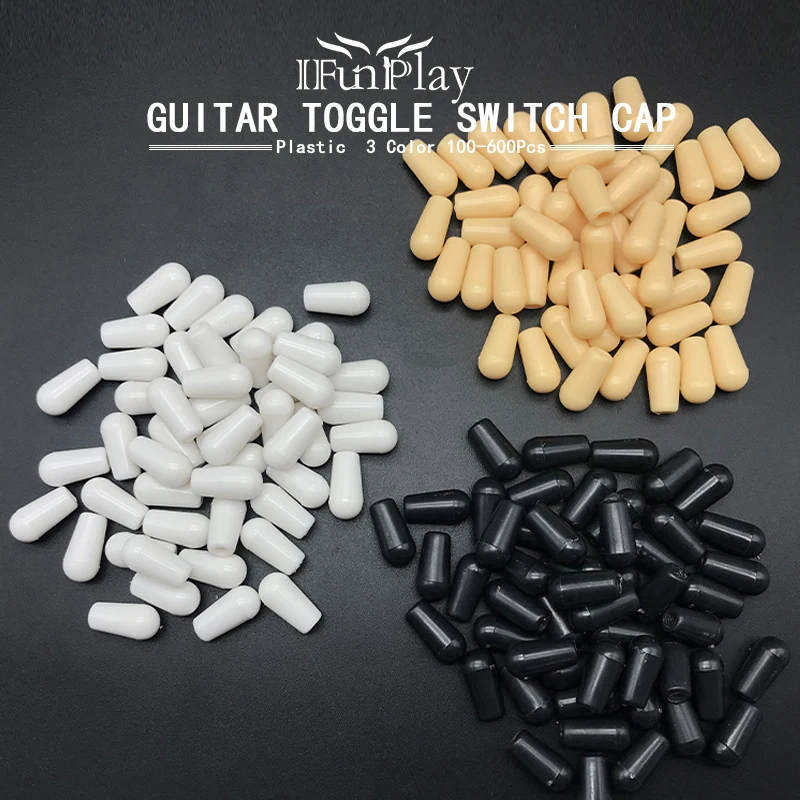 100Pcs/600pcs Plastic 3 Way Toggle Switch Cap Knob Tip Replacement for