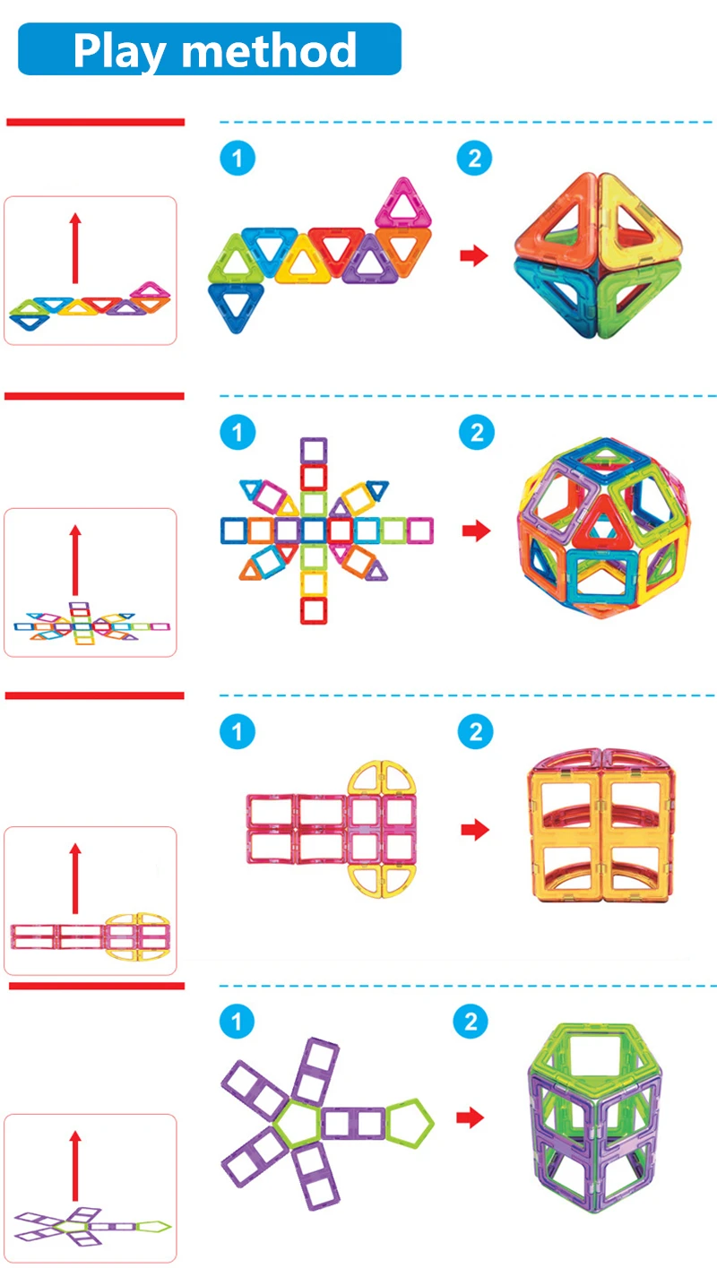Blocos de Designer Conjunto de Construção Pces Tamanho Padrão Magnético Modelo & Construção Iluminar Tijolos Brinquedos Magnéticos Adesivos Gratuitos 50-56 11 magnético conjunto de construção modelo & construção