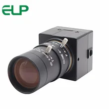 ELP Бесплатный драйвер ручная фокусировка веб-камера широкий угол Мин Освещение 0.01lux USB2.0 видео Confrence камера с варифокальным объективом