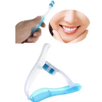 

New Portable Compact Fold Foldable Folding Toothbrush Travel Camping Hiking Outdoor Easy To Take Modern Design