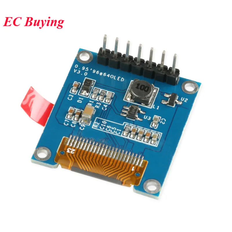 0 95 дюймовый IPS OLED дисплей модуль 96*64 RGB TFT для Arduino SSD1331 ЖК плата SPI полноцветный HD 7pin