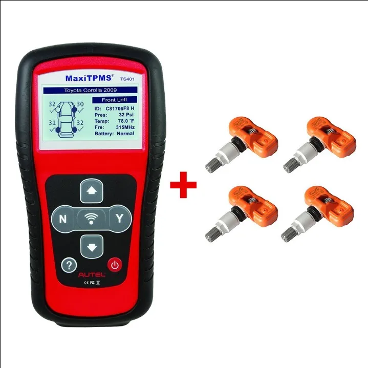 Autel MaxiTPMS TS401 инструмент мониторинга состояния шин TPMS повторитель для TPMS сенсор Relearn autel MX-sensor программа