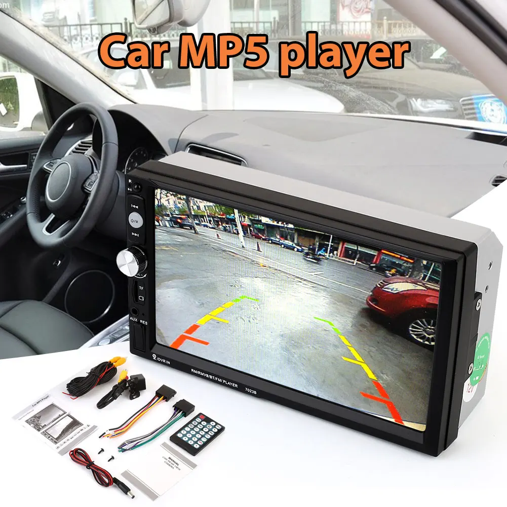 

Touch Screen with Reversing Camera Car MP5 MP5 Player Car Electronics AUX Automobile Premium USB
