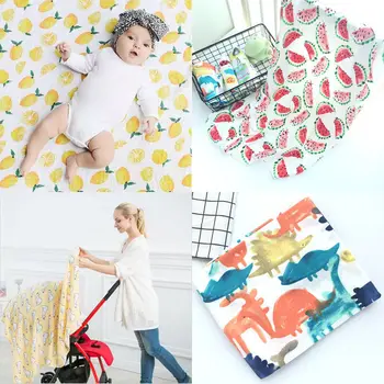 

Soft Muslin Newborn Baby Blanket Bedding Blanket Wrap Swaddle Blanket Bath Towel