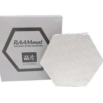 

2pcs 6.5 Inch Car Speaker Chip Soundproof Ring Shock Plate Car Audio Upgrade Accessories Eliminate Absorb Noise Self Adhesive