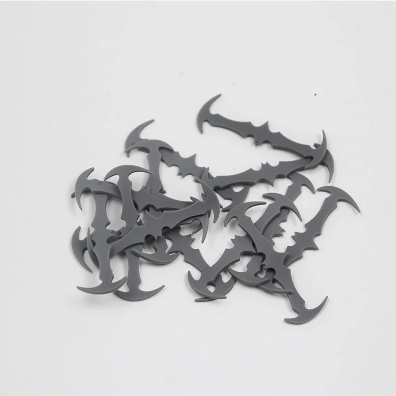 1 Sets 12Pcs Bat Children's Silicon Shoelaces Lazy elastic Silicone Laces Unisex Elastic Laces T-tie Creative Without Tie Rubber