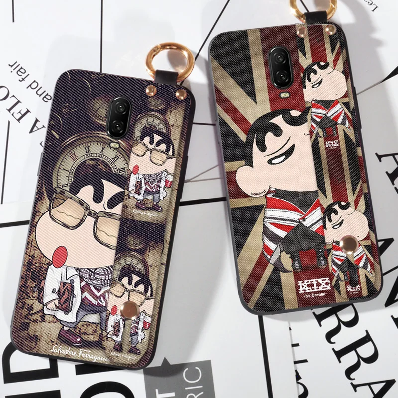 

Ring Stand Silicone Case For Oneplus 3 One plus 3T 5 5T Funny Boy Hand Strap Cover For Oneplus 6 T 6T / 1+6 Capa