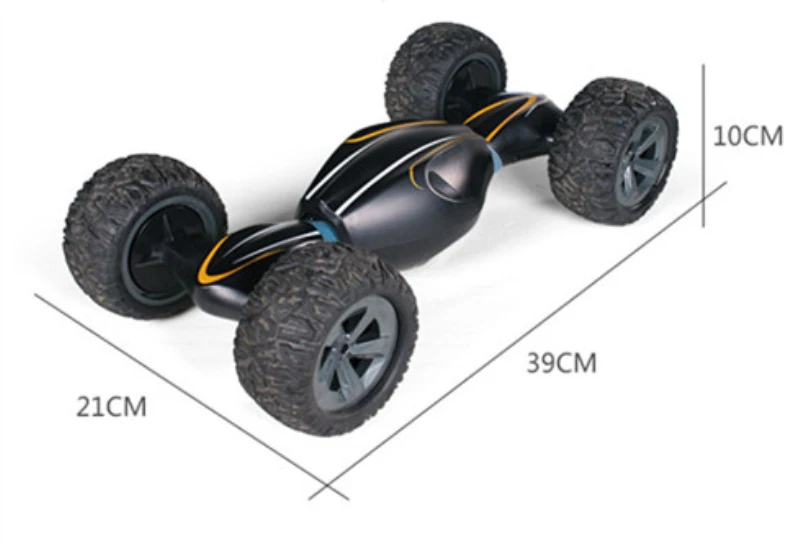 39 см Большой размер 2,4 г 4CH 4WD 1:10 12 км/ч дистанционное управление RC твист автомобиль 75 градусов наклон привод двусторонний привод один ключ трюк подарки