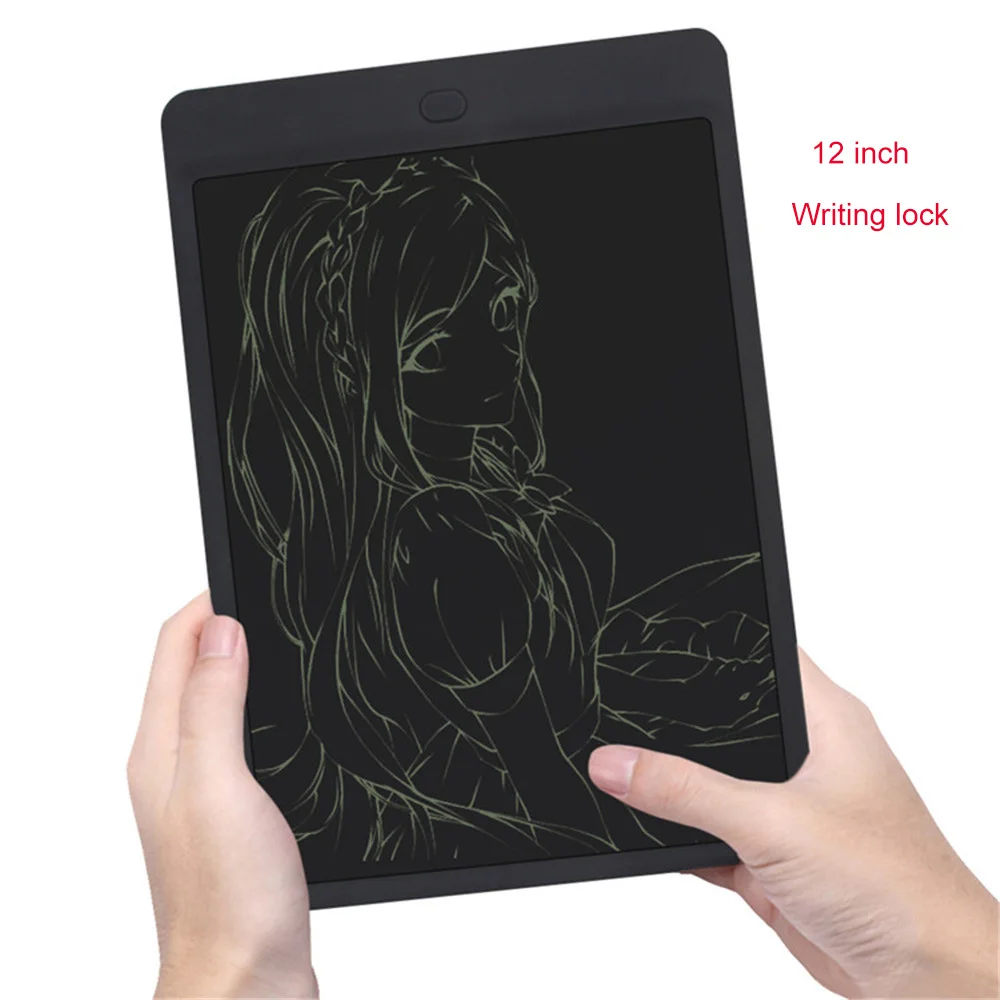 Black 12inch LCD Writing Digital font b Tablets b font Handwriting Graphic Pads Portable Electronic font