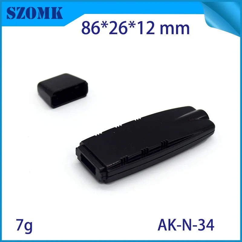szomk plastic box for electronic project diy small usb enclosure project box plastic housing usb stick flash drive instrument case (9)