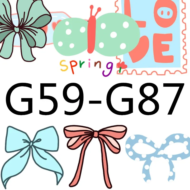 

G59-G87 clear stamps and metal cutting dies Please contact me for photos The die only matches the stamps in my store