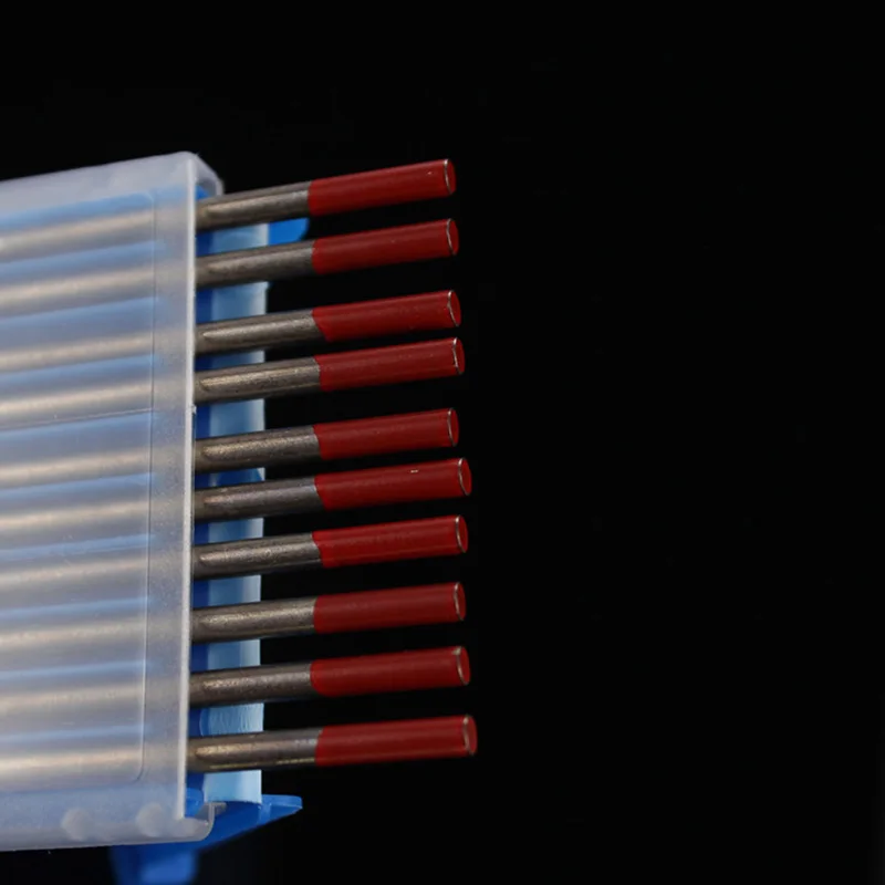 10pcs/set WT20 1.0 1.6 2.0 2.4 3.0 3.2mm 2.0% Tungsten Electrode Professional Tig Rod Lanthanated for Tig Welding Machine