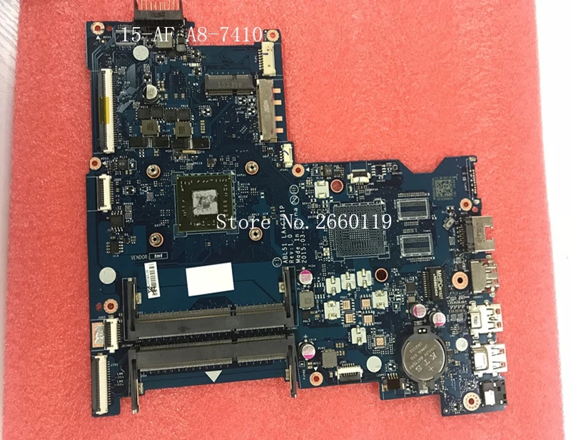 Материнская плата ноутбука для 15-AF A8-7410 2,2 GHz cpu 813970-601 813970-501 001, полностью протестирована