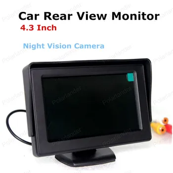 

480 x 272 4.3 Inch Car Rear View Monitor TFT-LCD 2-channel Input with Night Vision Camera