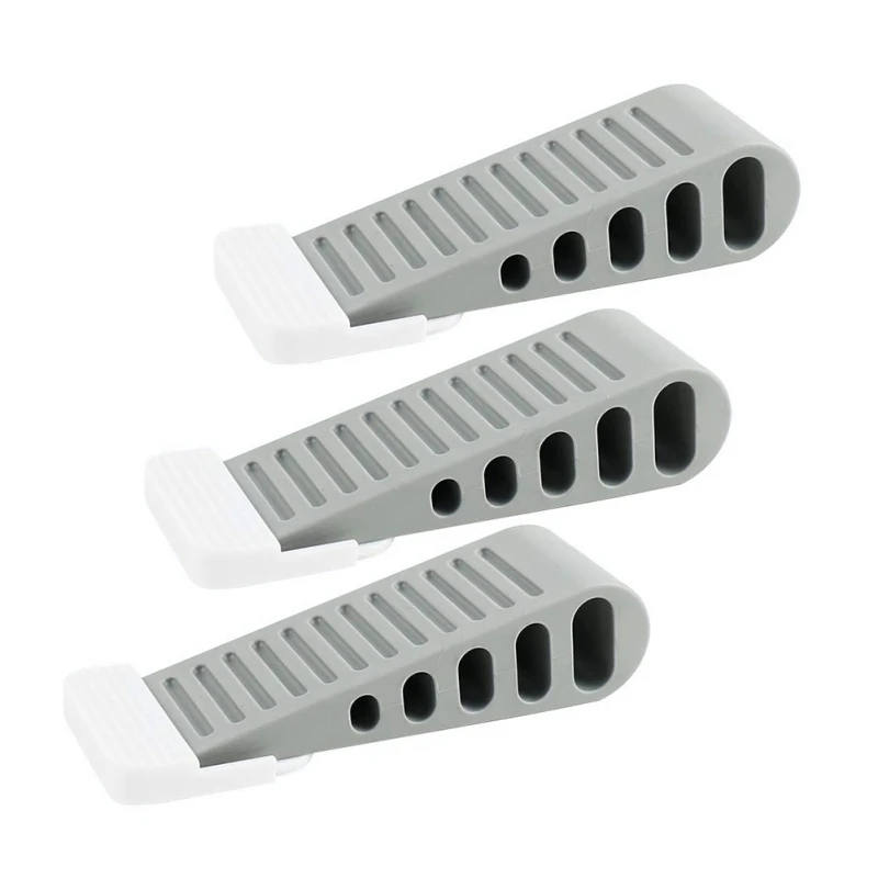 

3PCS Child Safety Door Stop Nail-free Household Anti-slip Rubber Door Stop Anti-collision Convenient Mouse Design Door Stopper