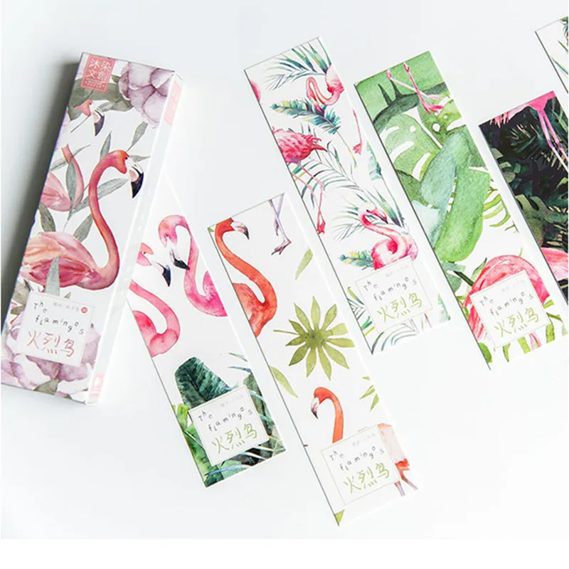 

Muran flamingo bird paper Card Bookmark memo card 1 lot = 1 pack = 30 pcs