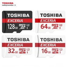 Toshiba u3 tarjeta de memoria de 128 gb 64 gb sdxc max hasta 90 MB/S micro SDHC-I 32 GB 16G U1 Class10 de Tarjeta SD Con Adaptador de Verificación Oficial