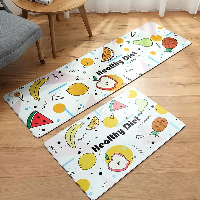 buy Fruit Pattern Skid Resistant Kitchen Mat Sofa Multi Size Anti Fatigue Mattress Floor Mat