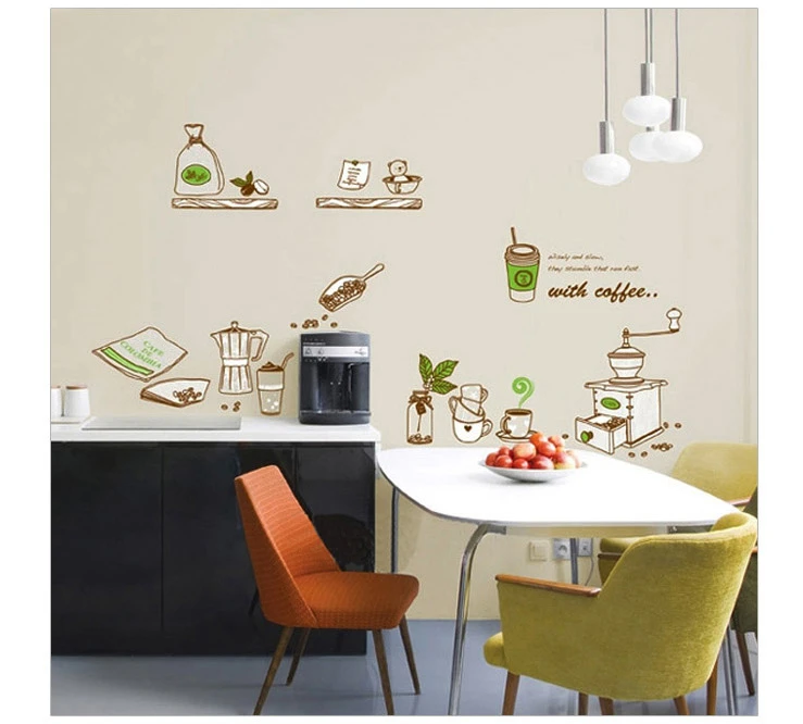 Removable Kitchen Wall Stickers & Window Decals Sticker for Home Decor
