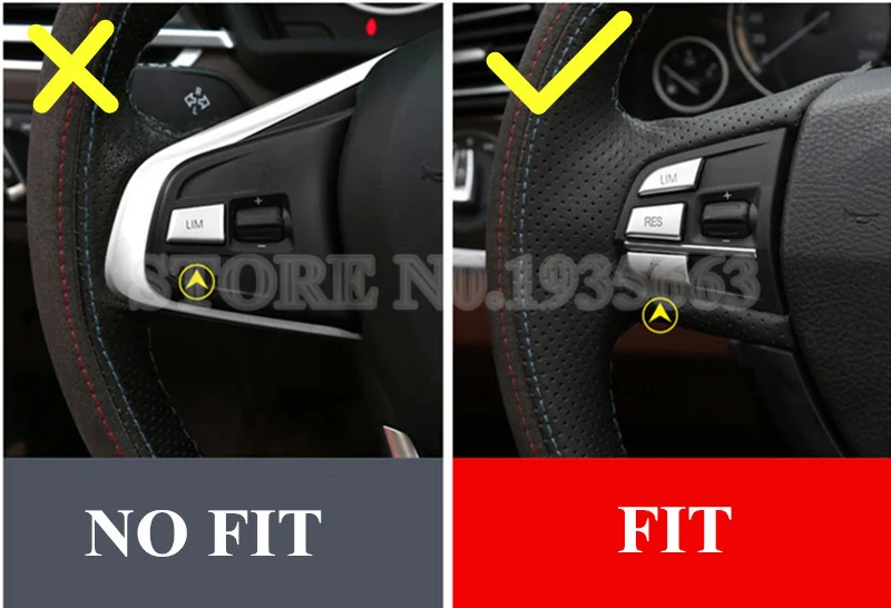 Для BMW 5 серии F10 F11 внутреннее рулевое колесо отделочное покрытие кнопки- 7 шт
