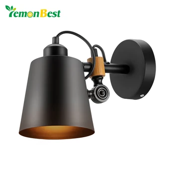 

LemonBest Wall Lamp American Retro Country Loft Style LED lamps Industrial Vintage Iron wall light for Bar Cafe Home Lighting