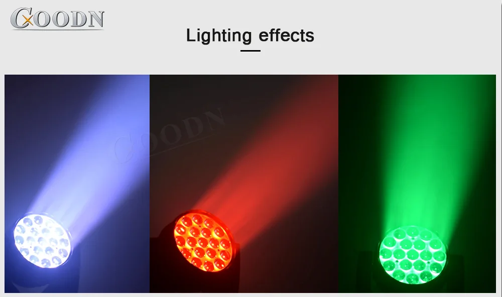 19X15 Вт Светодиодный фонарь с зумом и движущейся головкой RGBW для мытья для Dj оборудования