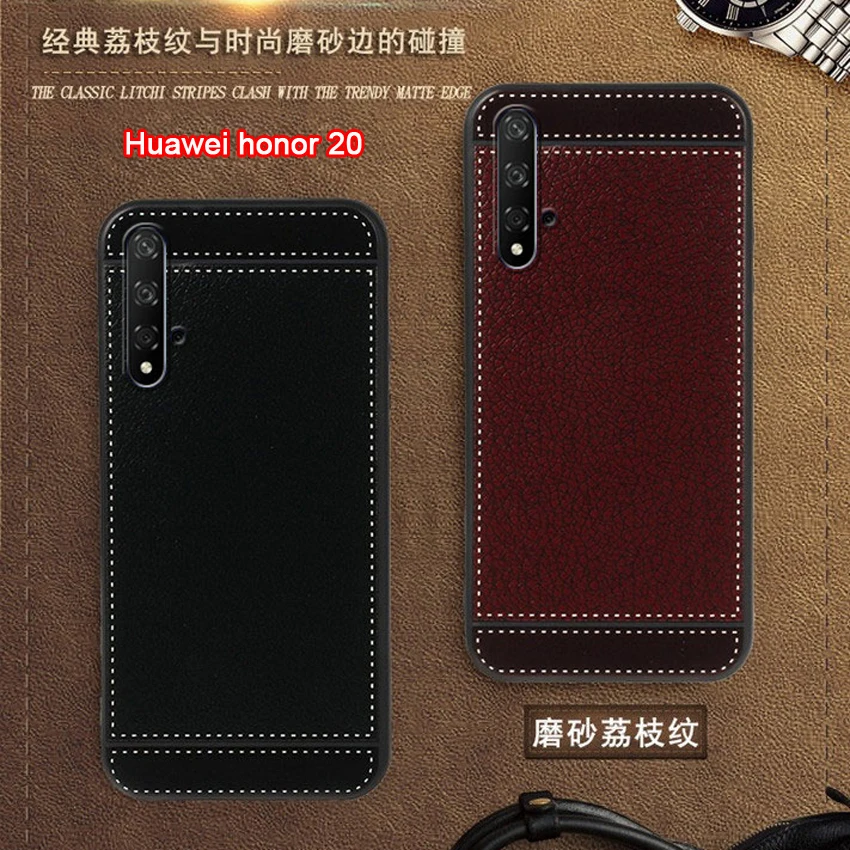 Чехол для HONOR 20 Funda Huawei honor чехол 6 26 дюйма мягкий черный силиконовый Классический в