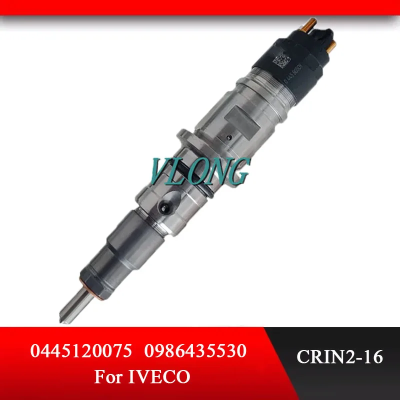 Дизель common rail топливный инжектор 0445120075 0 445 120 075 0986435530 для IVECO