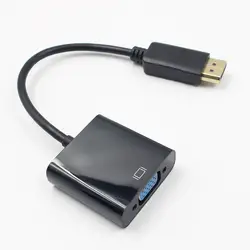 DP DisplayPort штекер для вставной конвертер для VGA адаптер кабель для ПК ноутбука HSJ-19