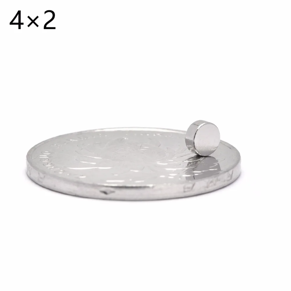 

200pcs 4x2mm Strong disc Magnets Dia 4mm x 2mm N50 Neodymium Magnet Rare Earth Magnet 4*2mm