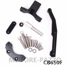 Для HONDA CB 650F 15 16 Мотоцикл с ЧПУ Регулируемый Линейный демпфер руля стабилизатор с кронштейном Полный комплект