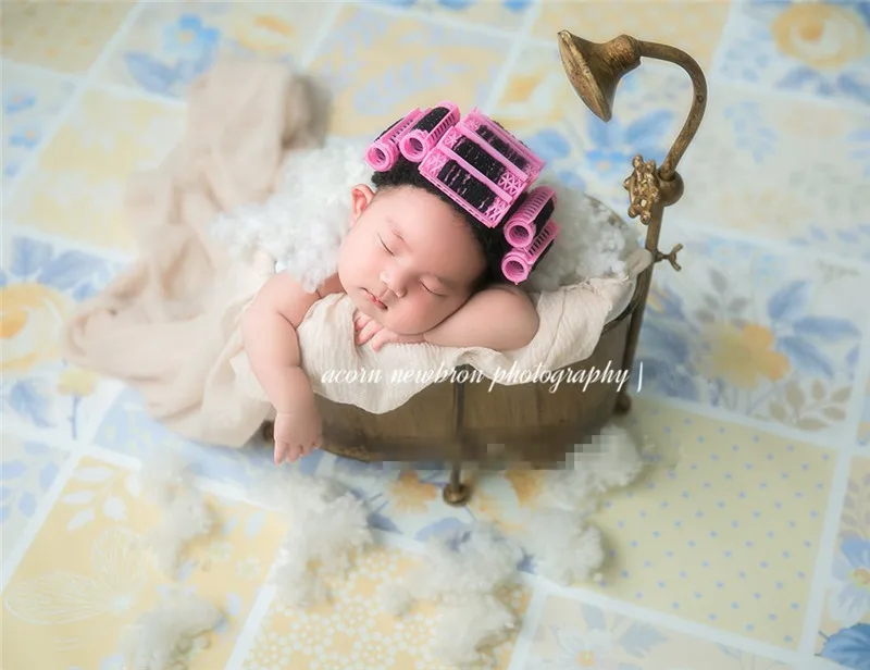 Детская фотостудия реквизит мальчик Железный винтажная ванна для новорожденного ребенок позирует диван аксессуары для фотосессии реквизит Fotografi