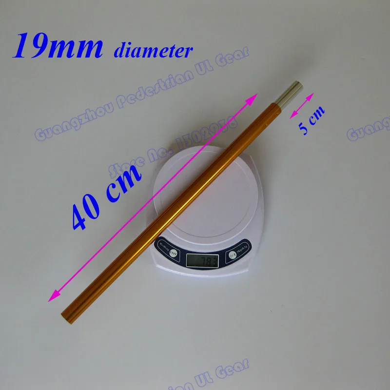 

19 mm diameter tarp support pole component 1 mm thinness 40 cm each section