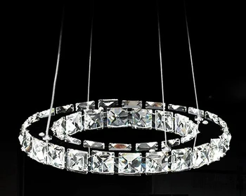 

promotion 40cm Raimond Ring Crystal Chandelier lighting Deluxe Led Round 1 Layer Crystal Pendant Lamp for home Free shipping