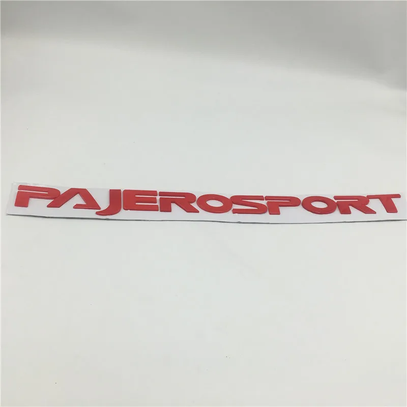 Хром Серебристый для Mitsubishi Pajero Sport логотип на переднюю крышку эмблема значок