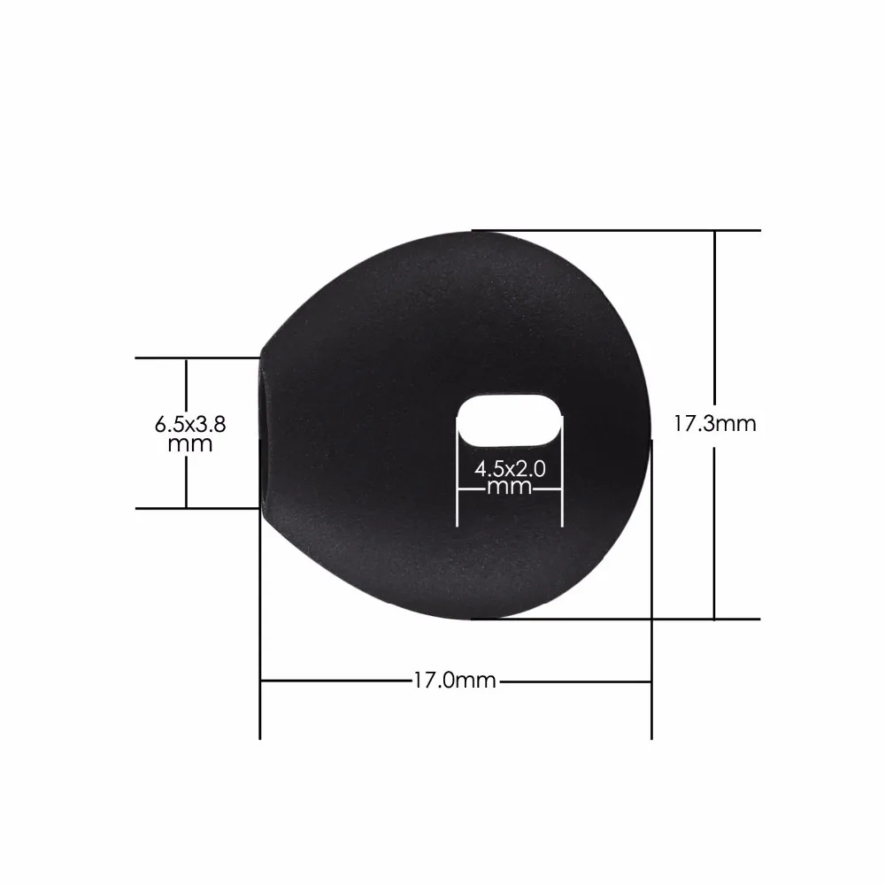 earpods silicone tips black 2