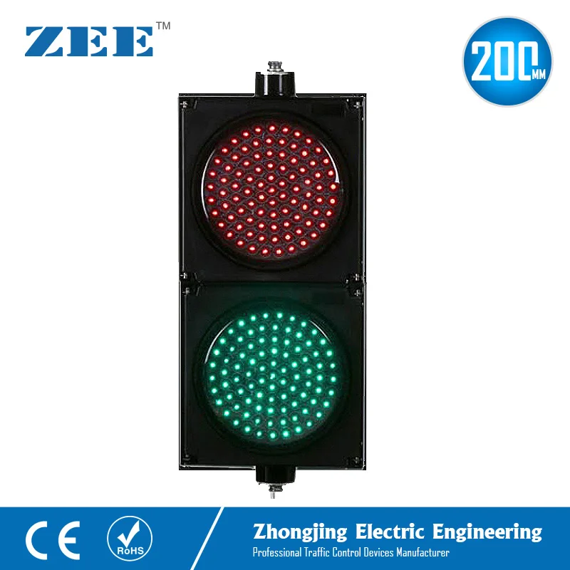 

8inches 200mm LED Traffic Light Red Green Traffic Signals 220V LED Light