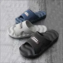 Обувь Для мужчин тапочки мужские Пляжная обувь нескользящие сандалии модные мужские стопы утепленные Ванная комната; Sandalias Hombre; летняя обувь, шлепанцы