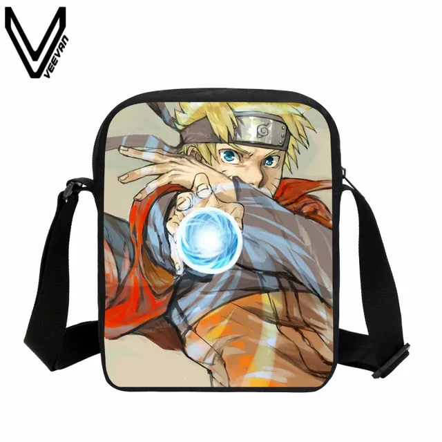 VEEVANV 2019 Hot Sale Anime Naruto Mini Messenger Bag Cartoon Uzumaki