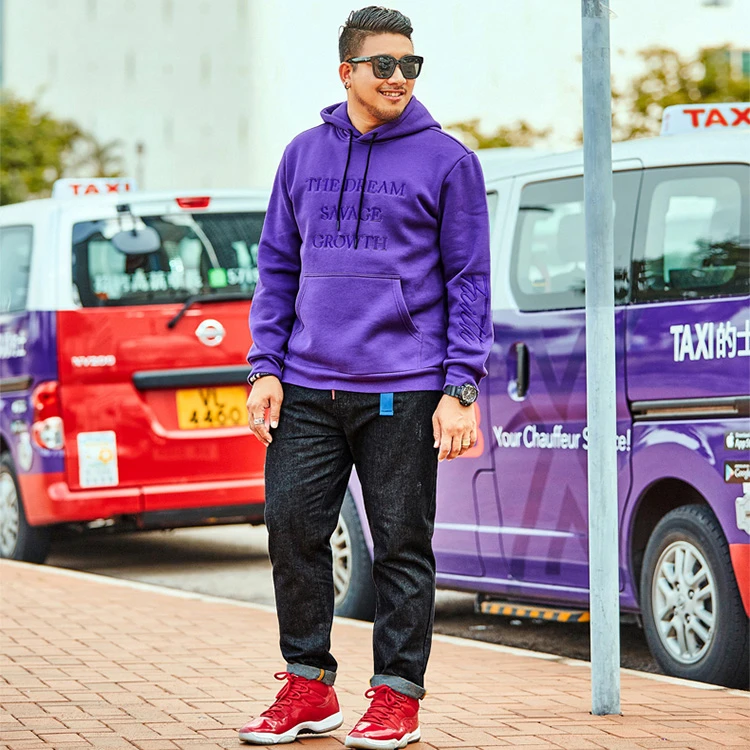 92 Shark Print Hooded Casual Loose Men's Fashion Long Sleeve Sweater Fat Guy New Fattening Increase Casual Autumn And Winter